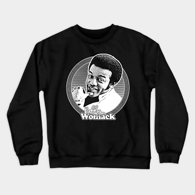 Bobby Womack /// Retro Style Fan Art Design Crewneck Sweatshirt by DankFutura